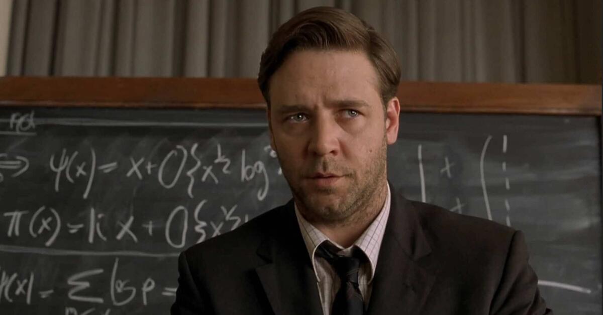 Quello che "A Beautiful Mind" non dice - Russel Crow intepreta John Nash
Crediti: http://www.abeautifulmind.com/