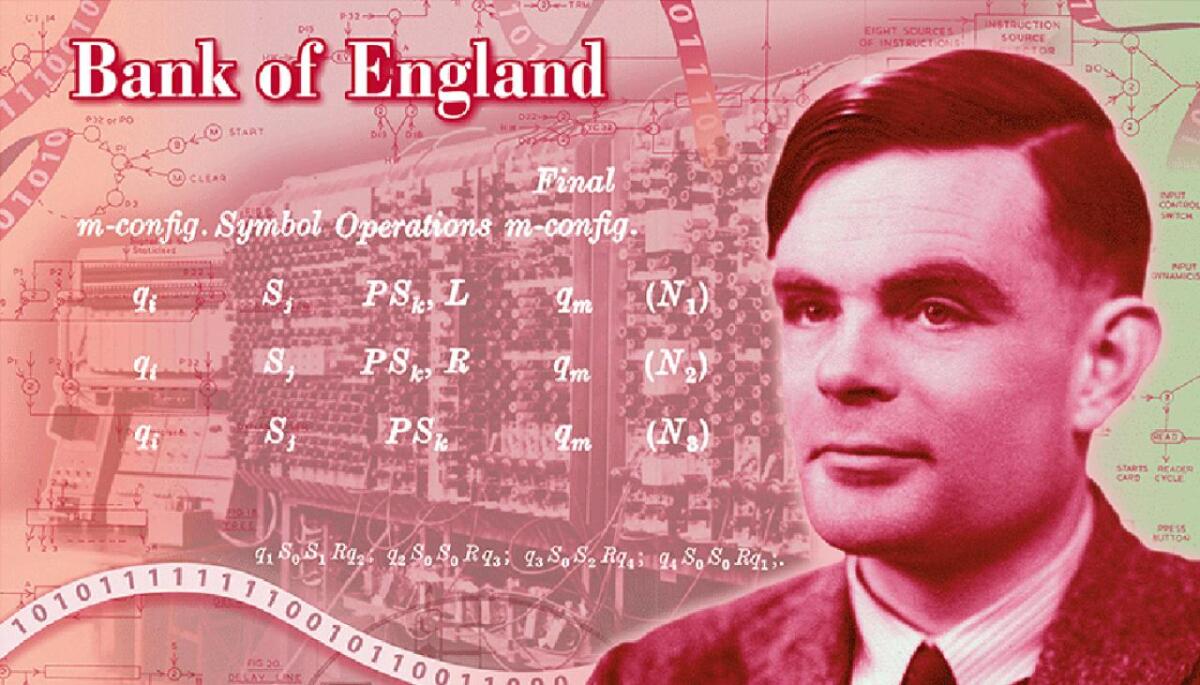 Alan Turing: nuovo volto delle banconote britanniche - La nuova banconota col volto di Turing
Credits: https://www.newshub.co.nz