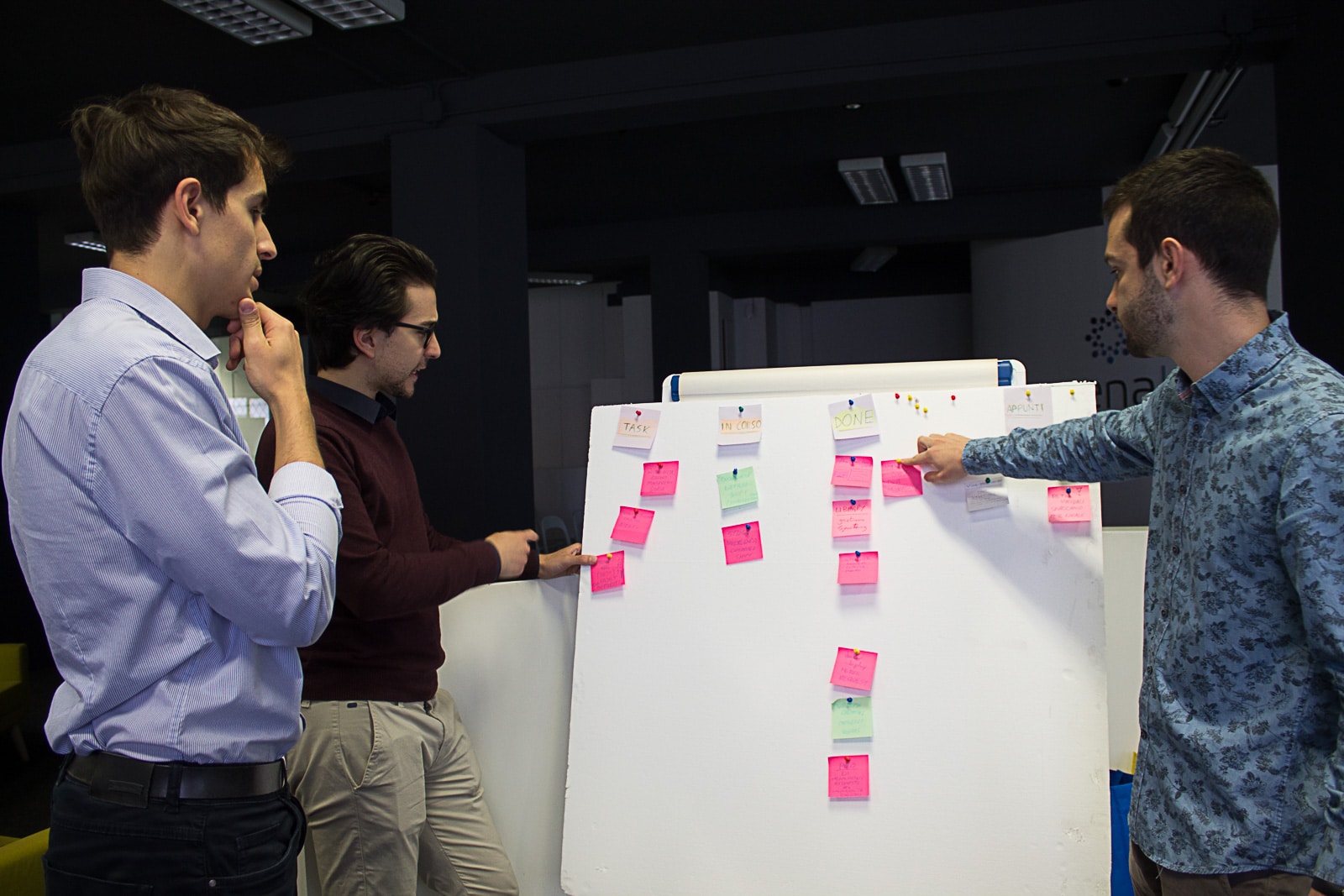 Il team di MindPrint a lavoro