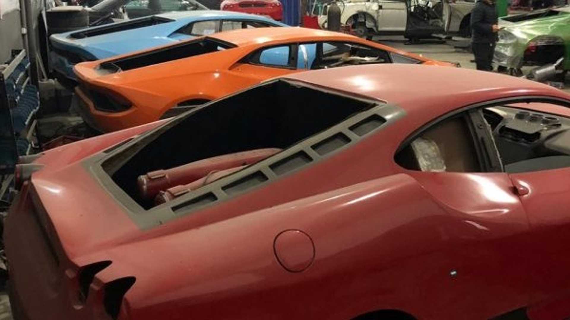 Ferrari 430 e Lamborghini Huracan