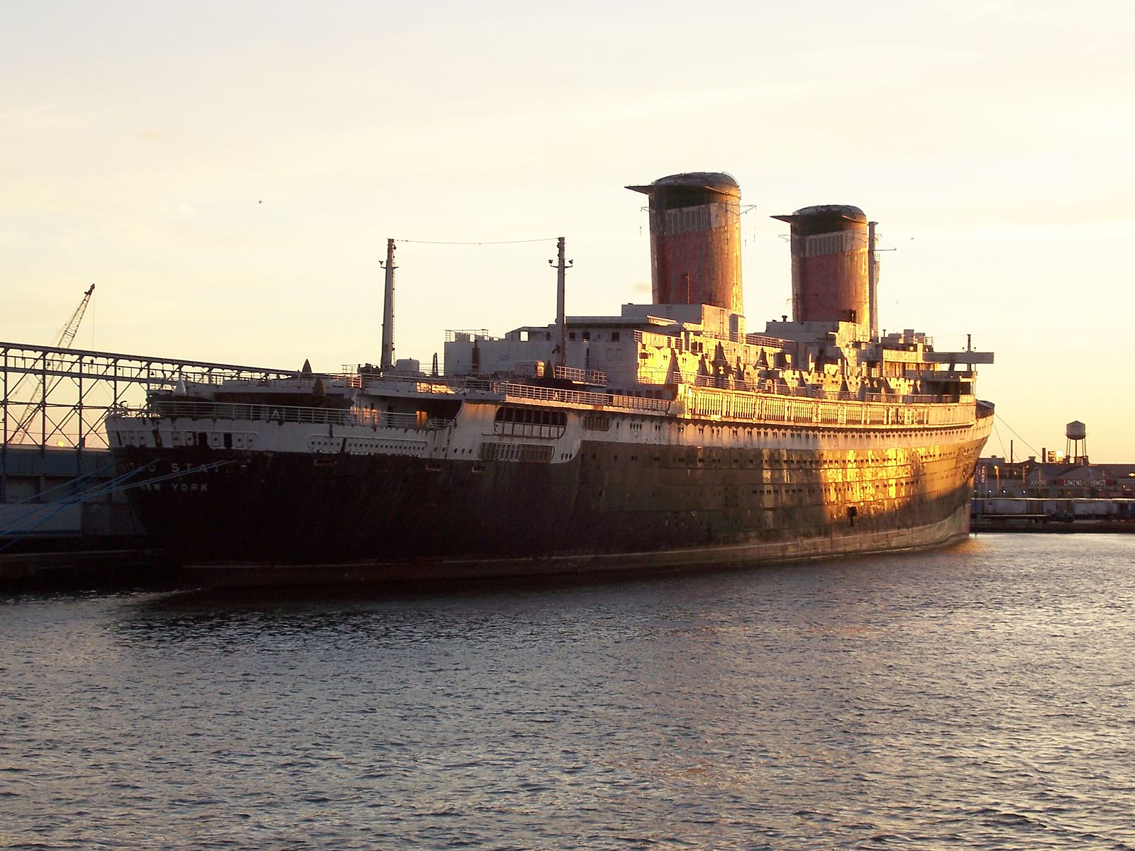 Foto dell' SS United States, vincitore del nastro azzurro nel 1952