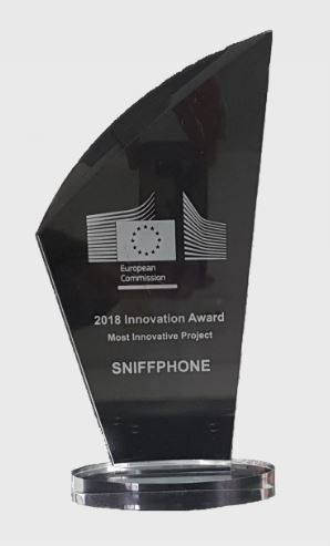 2018 Innovation Award conferito dalla Commissione Europea al progetto Sniffphone