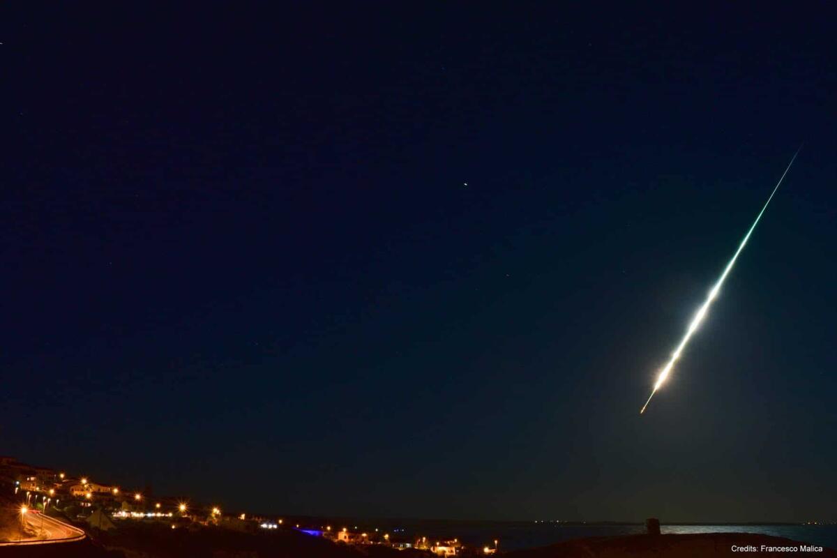 Meteorite in Sardegna il 16 agosto: intervista a Manuel Floris - 