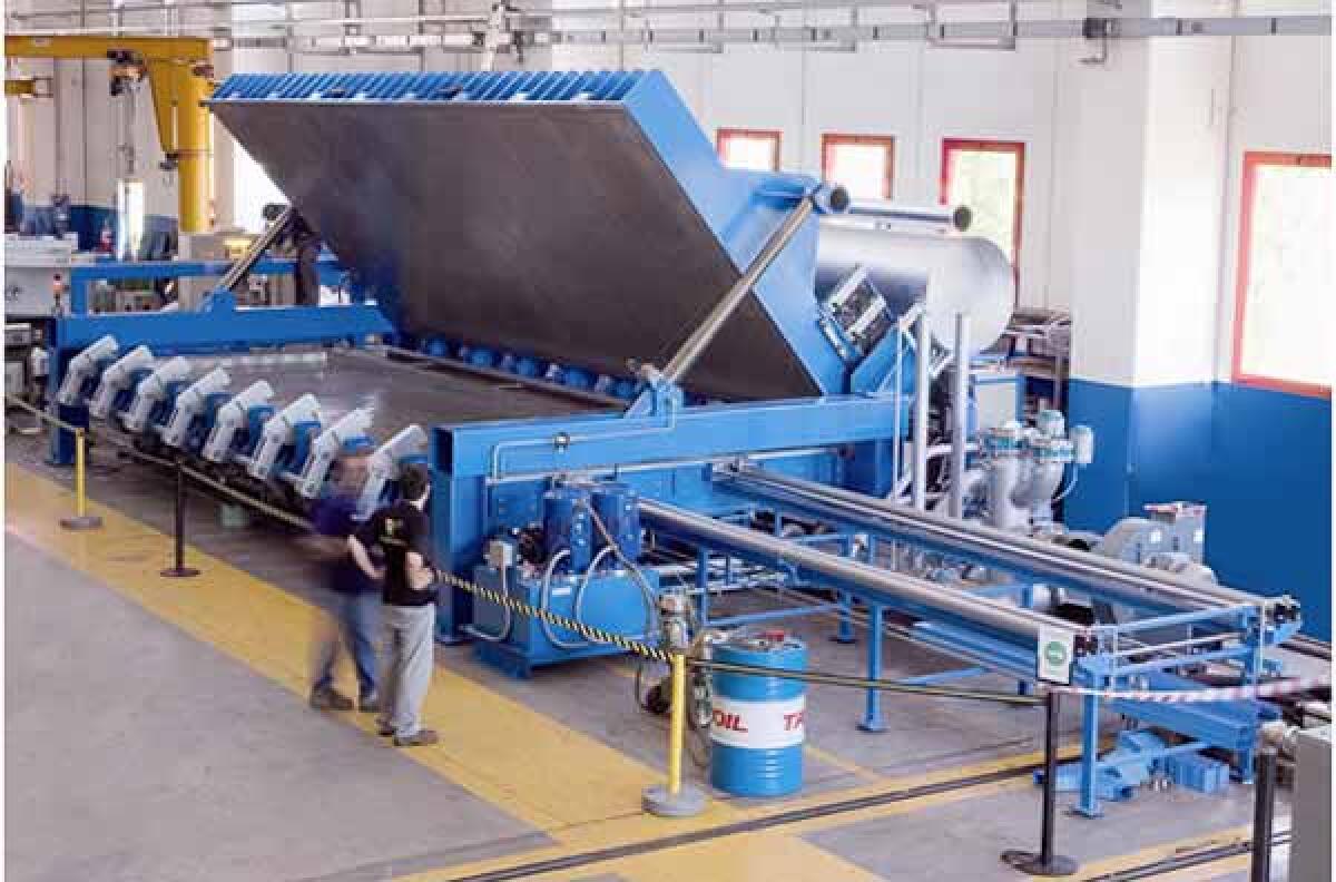 La pressa: una macchina semplice e versatile - Pressa  semplice.
PH: galbiatigroup.it