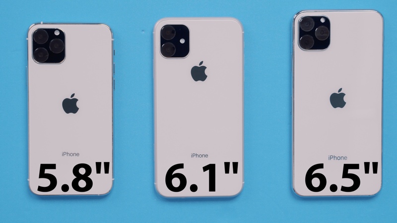 La nuova linea di iPhone. Credits: MacRumors