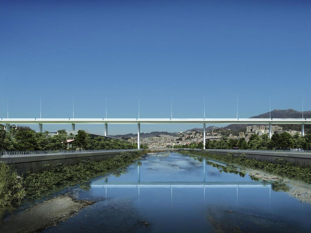 Come sarà il nuovo ponte di Genova. PH: architetti.com