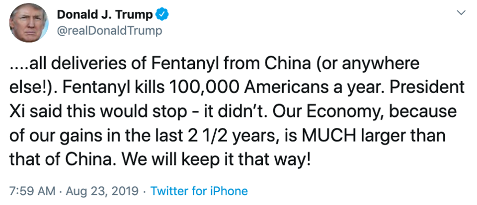 I tweets di Trump costano agli investitori oltre 500 miliardi di dollari