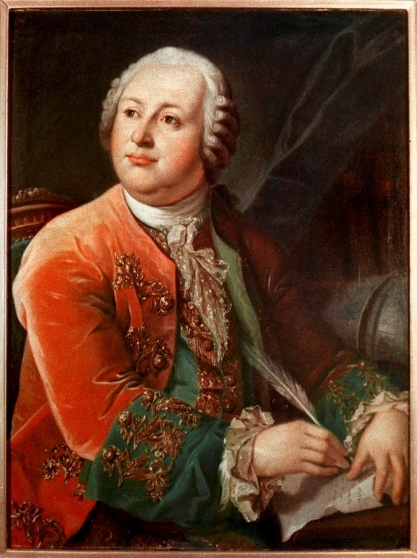 Quadro di Mikhail Lomonosov. Matematico, scienziato e letterato russo del 1700.