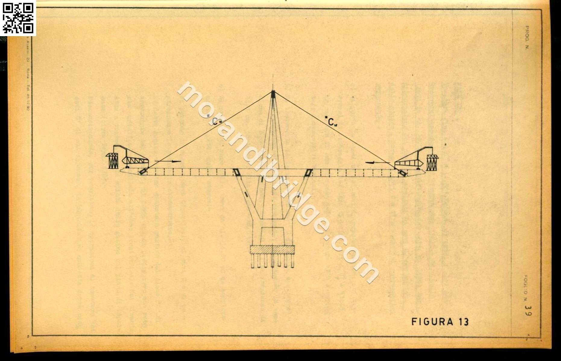 Le ultime fasi di costruzione del ponte. PH: Pagina Facebook Morandi&Ingegneria