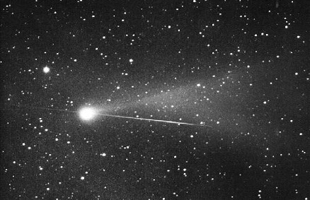 La sublimazione della cometa Halley.Crediti: www.tomshw.it