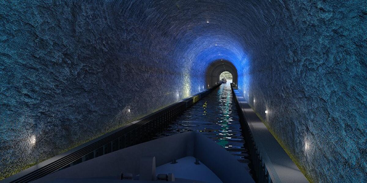 Stad Ship Tunnel, il traforo navale norvegese - Immagine del Tunnel navale norvegese | IMG: Kystverket