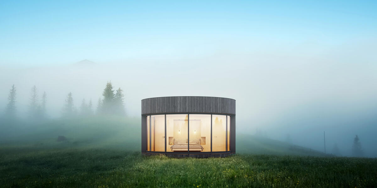 LUMIPOD, un modulo prefabbricato immerso nella natura - LUMIPOD, un modulo prefabbricato immerso nella natura