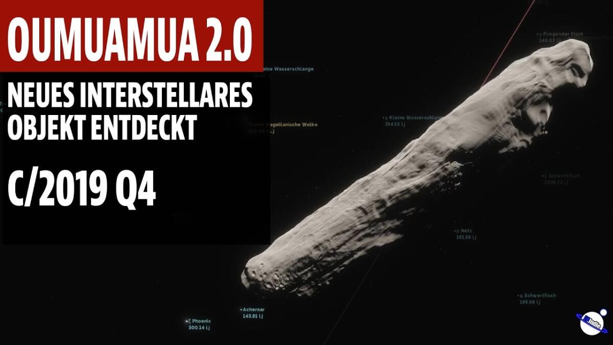 C/2019 Q4: un messaggero interstellare - Credits: youtube.com