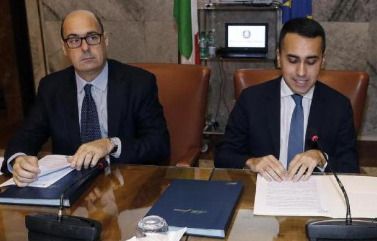 I 26 punti del Governo PD-M5S - 
