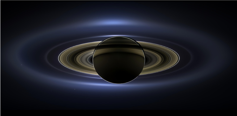 Saturno fotografato dalla sonda Cassini. Credits: NASA