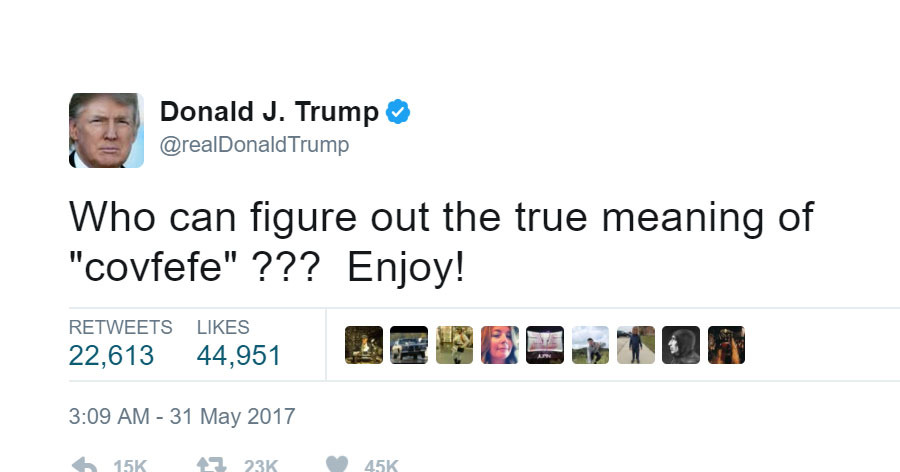 Il commento auto-ironico di Trump