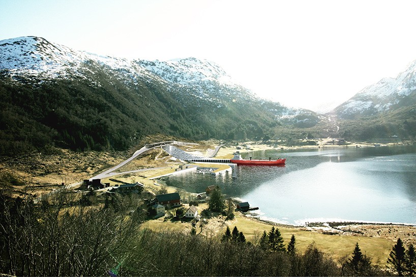 Rendering dello Stad Ship Tunnel norvegese