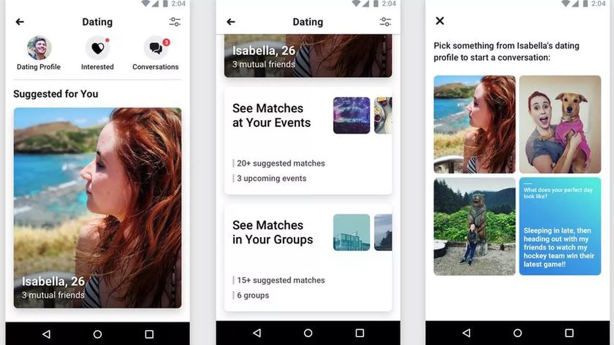 Facebook Dating App. Credits: cnn.com