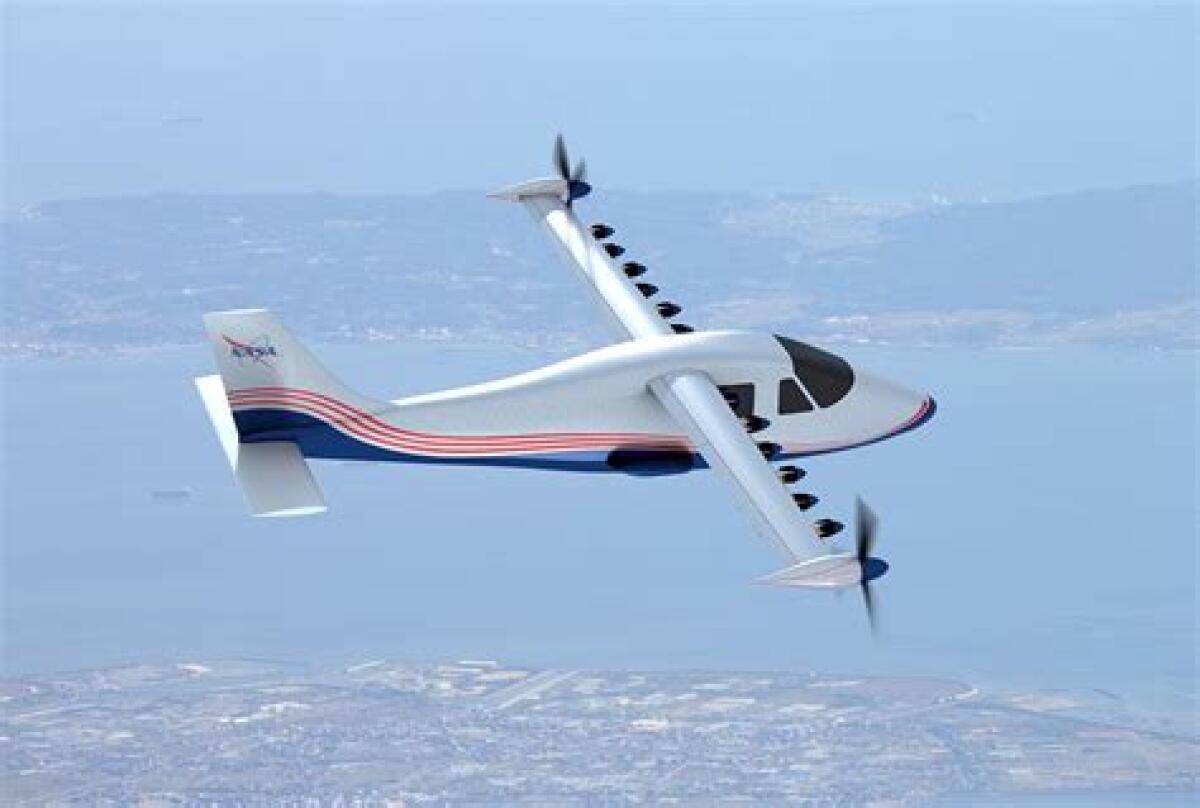 Tecnam: aereo elettrico NASA con fusoliera italiana - Credits: NASA.gov