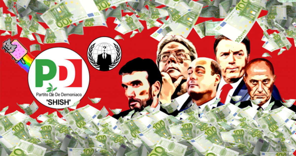 Anonymous: attacco al PD - Anonymous colpisce il PD. Credits: Wired.it