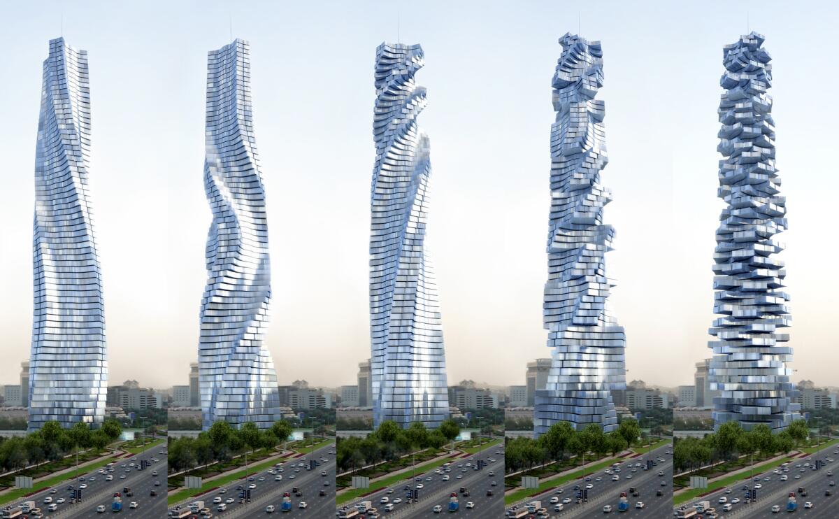 A Dubai il primo grattacielo rotante al mondo - www.archilovers.com