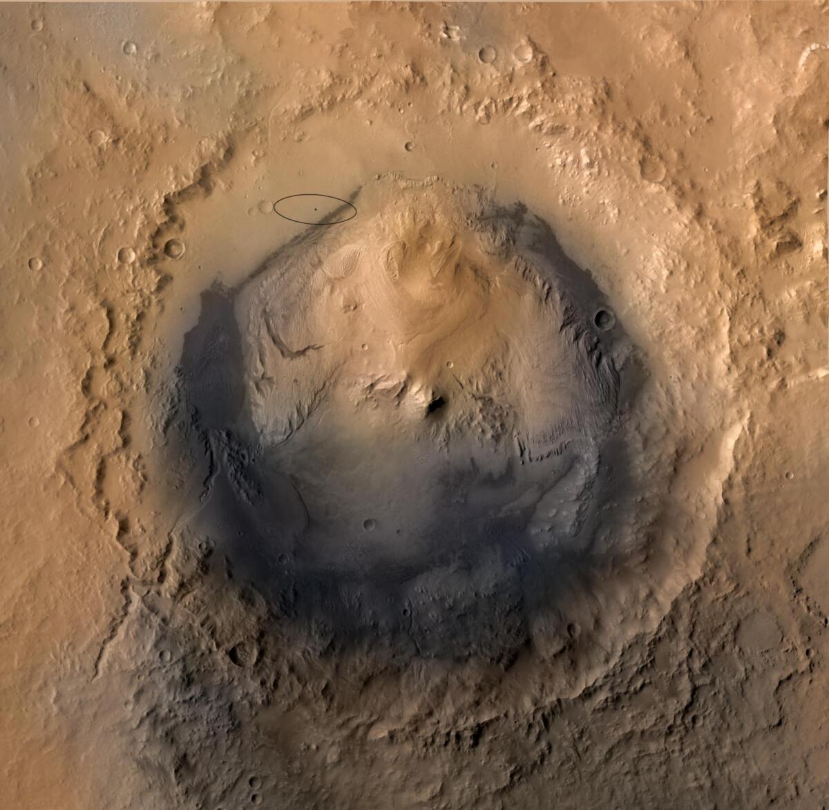 Curiosity: scoperta un'antica oasi marziana - Credit: NASA/JPL-Caltech/ESA/DLR/FU Berlin/MSSS