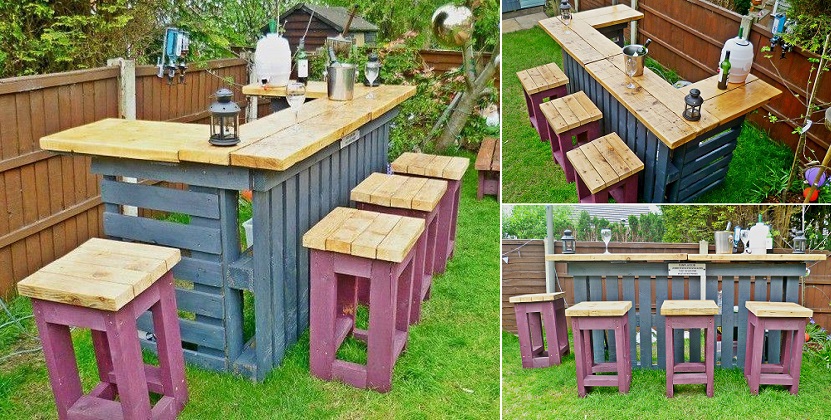 I pallets sono molto versatili e permettono di realizzare tantissimi oggetti. PH: goodshomedesign.com