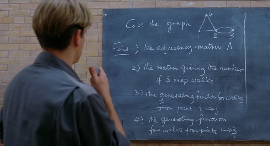 Will Hunting e il problema sulla lavagna