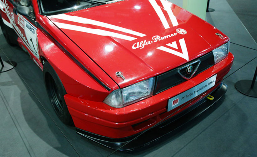 Alfa Romeo 75 Turbo Evoluzione in mostra al Salone Auto e Moto d’Epoca di Padova 2019