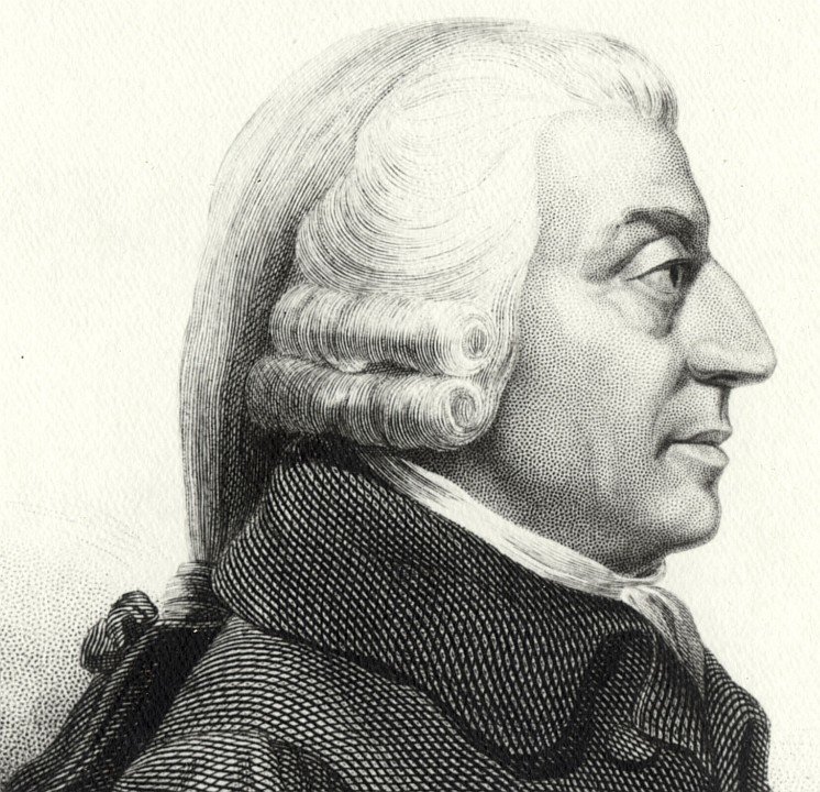 Adam Smith, uno dei padri dell'economia classica