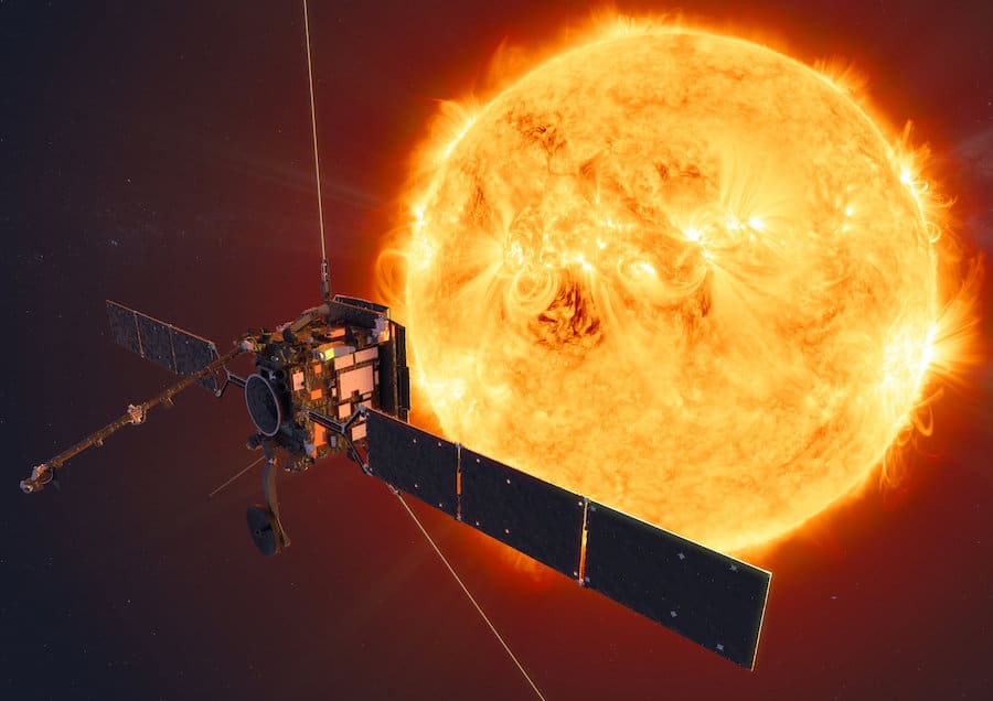 Rendering di Solar Orbiter.Crediti: ESA/ATG medialab
