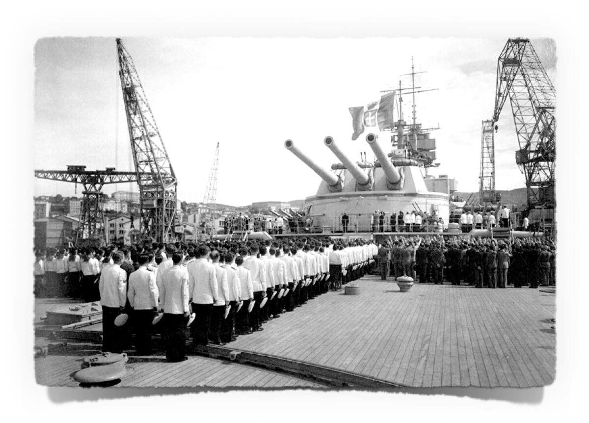 L’ultima delle navi corazzate italiane - (Fonte "L'ultima fortezza italiana" di Federico Bianconi)