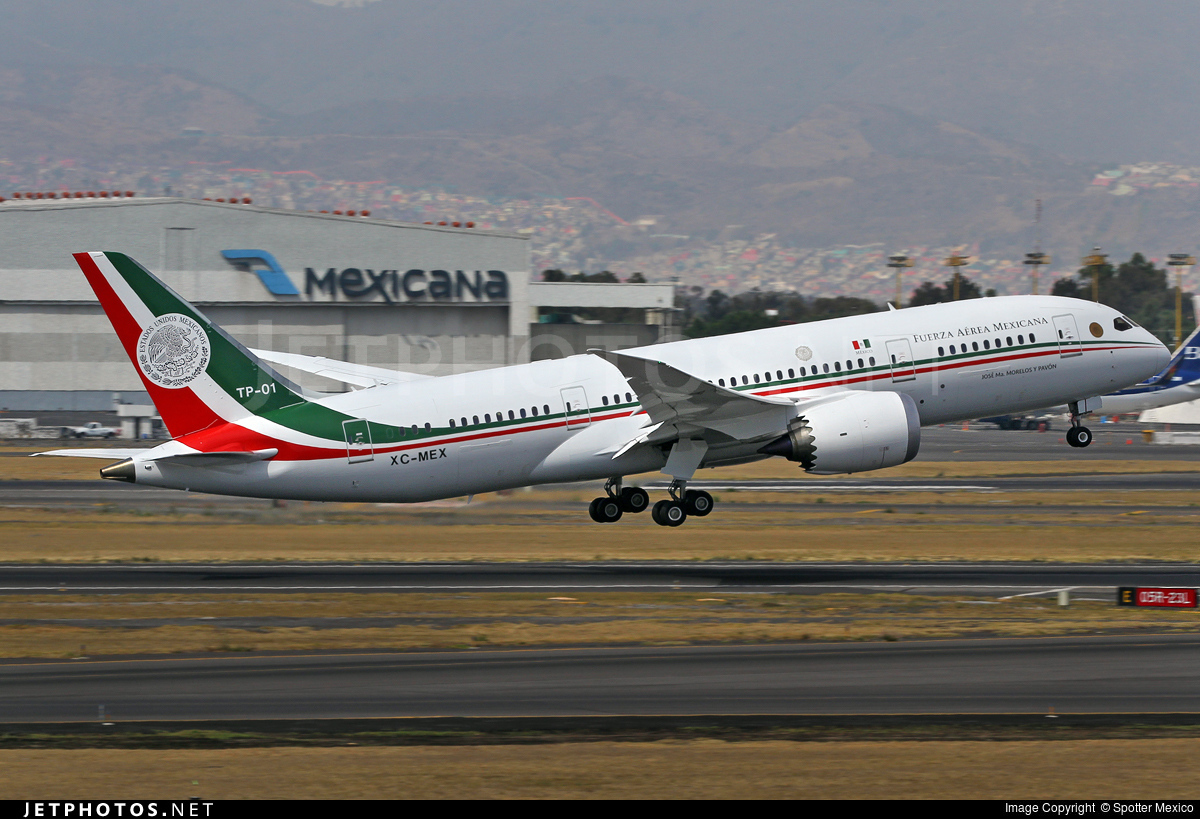 Mexican Presidential planeCredits: jetphotos
