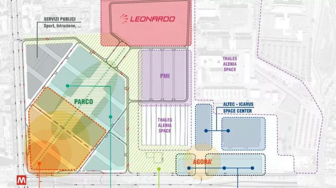 Mappa del progettoCredits: La Stampa