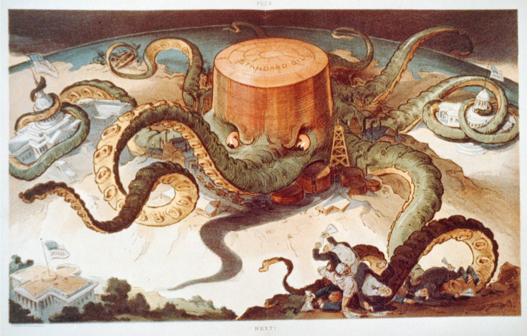 Vignetta satirica sulla Standard Oil