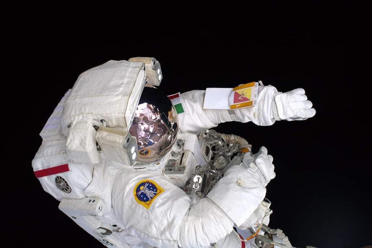 Il messaggio di Luca Parmitano dallo spazio: "Niente confini" - Luca Parmitano, crediti: ESA/ISS