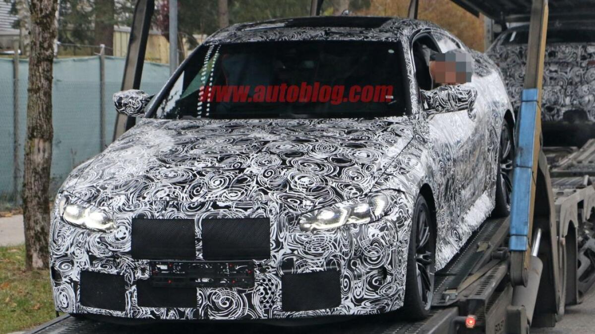 BMW M4 Coupe 2021: ecco le foto spia con griglia anteriore nascosta - Fotospia della M4 Coupe 2021