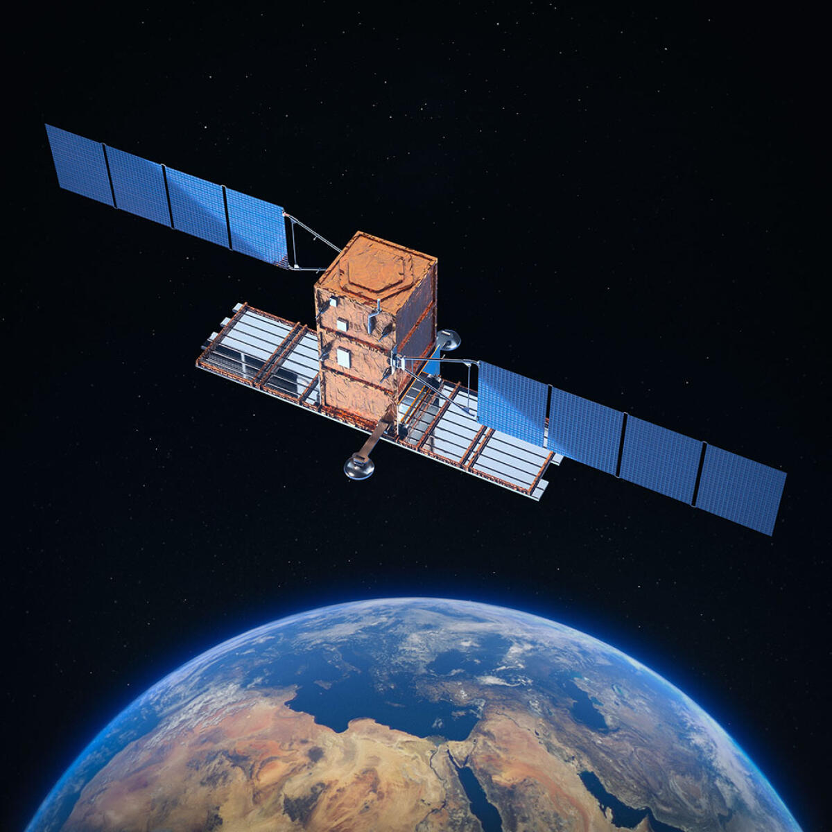 COSMO-SkyMed: l'occhio italiano dallo Spazio - COSMO-SkyMed 2 Rendering
Credits: ESA.int