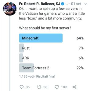 Tweet sondaggio di Robert Ballecer