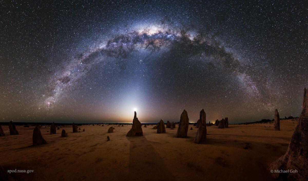 Quanto tempo ci vuole per esplorare la Via Lattea? - Via Lattea (crediti: Michael Goh)