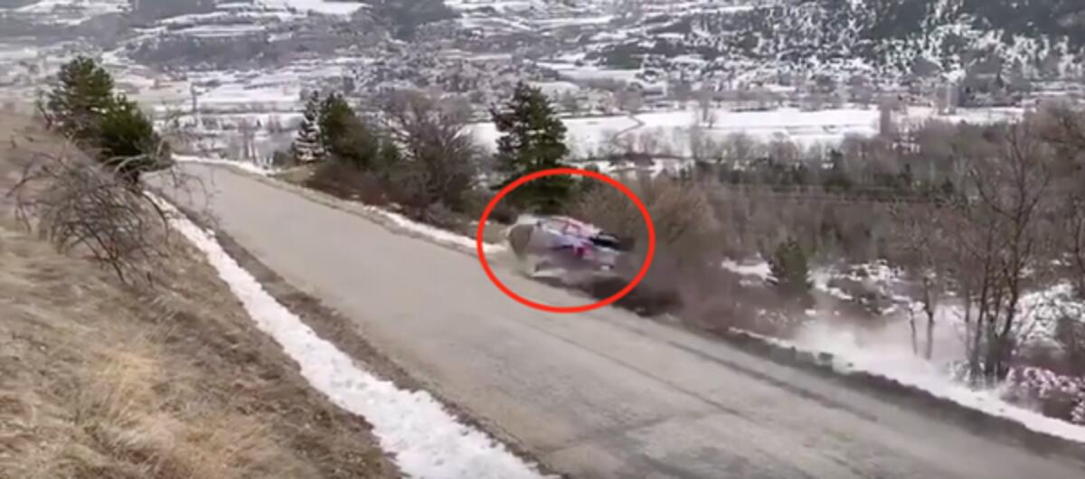 WRC 2020, Rally di Montecarlo: pauroso incidente per Ott Tanak a 180 km/h (VIDEO) - WRC 2020, Rally di Montecarlo: pauroso incidente per Ott Tanak a 180 km/h (VIDEO)