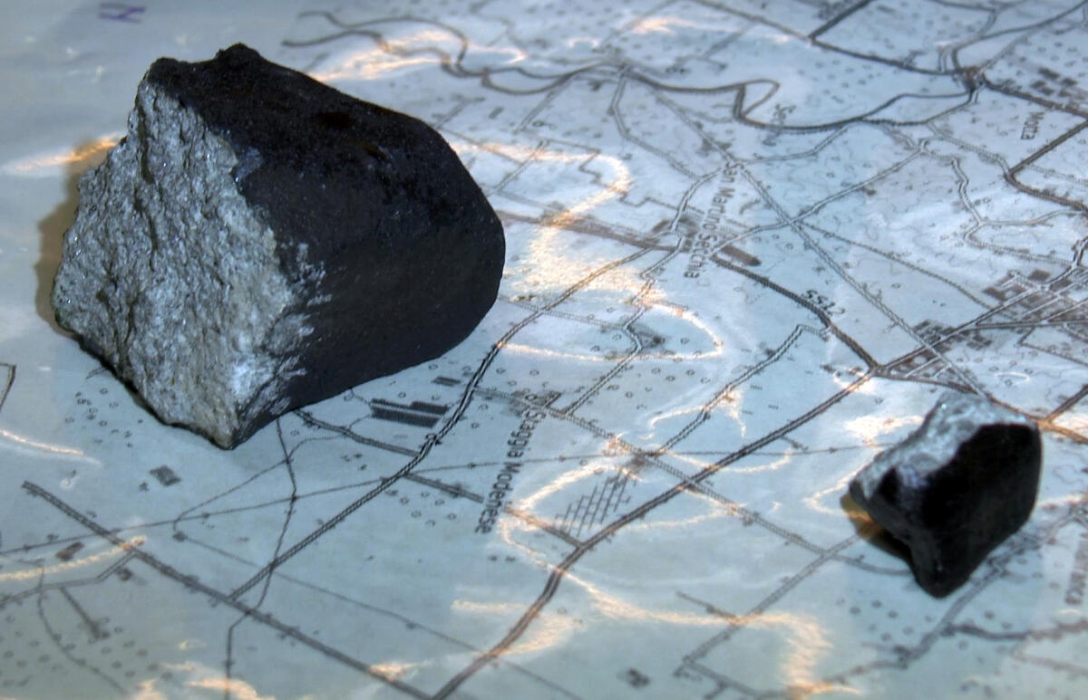 Fuoco "particolare": ritrovato il meteorite di Capodanno - Credits: inaf.it