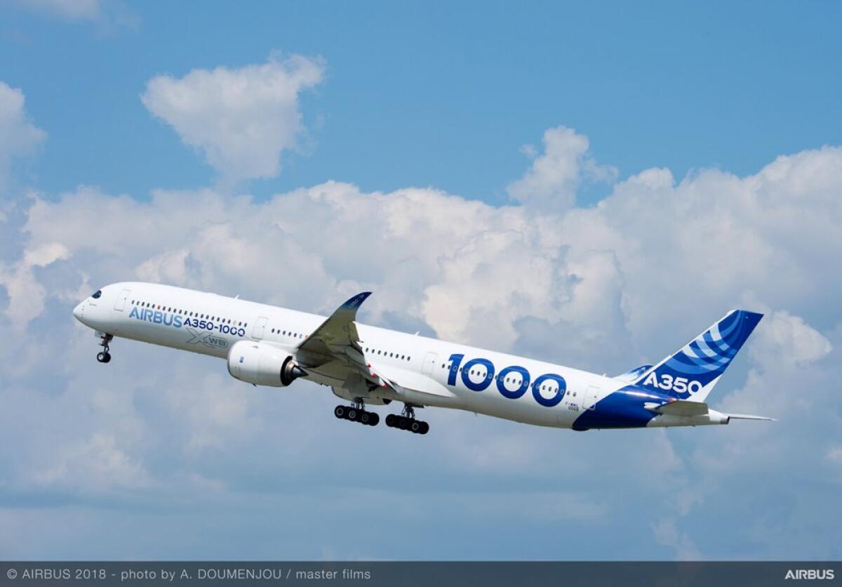 Airbus A350 completa il primo test di decollo automatico - 