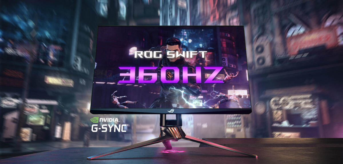 ROG Swift 360Hz, il monitor da gaming più veloce al mondo - Rog Swift 360hz. Credits: techspot.com