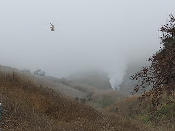 Schianto sulle colline di Los AngelesCredits: Los Angeles Police Department