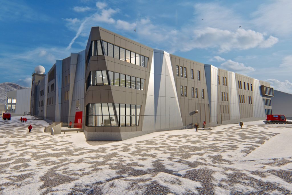 Uno dei progetti proposti per rinnovare e aggiornare la base McMurdo degli USA. Ph: nytimes.com