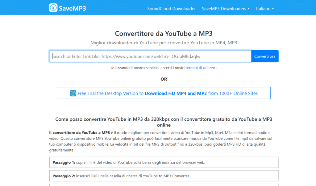 Screenshot SaveMP3