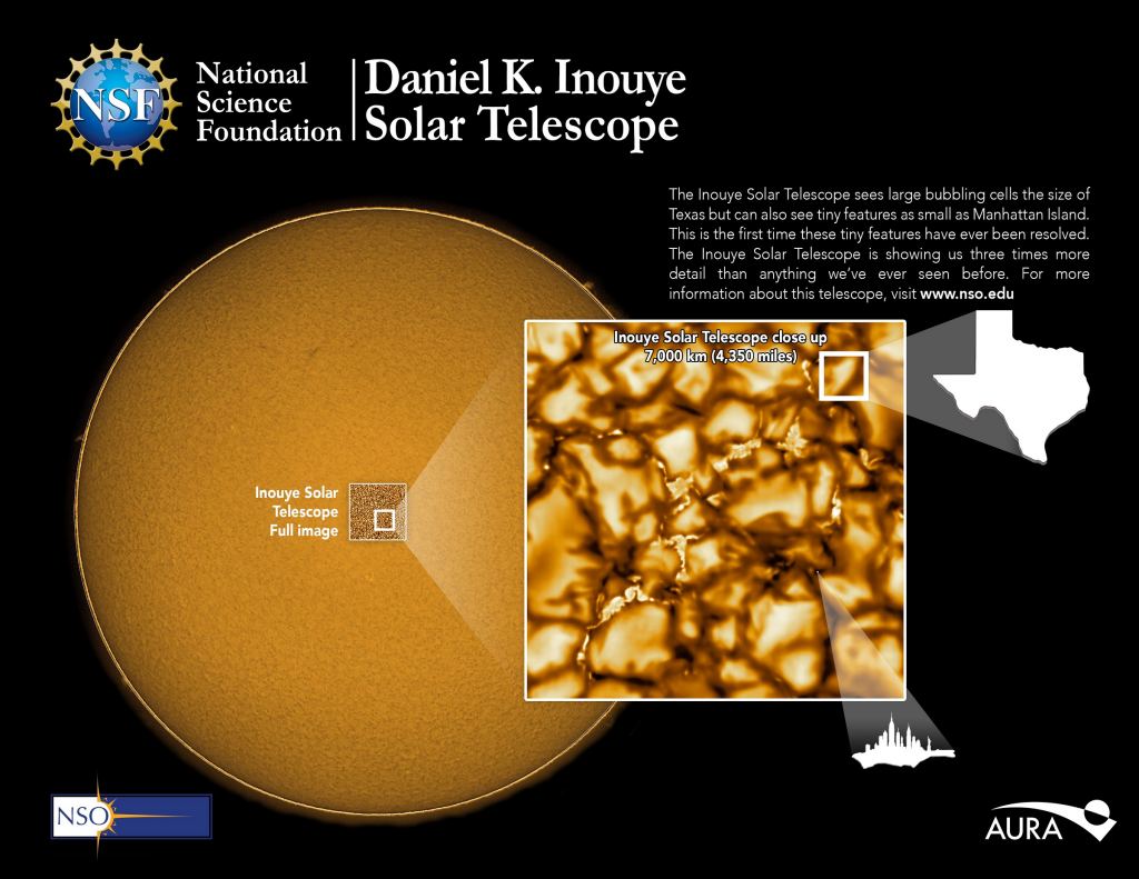 Ecco l'immagine della superficie del Sole