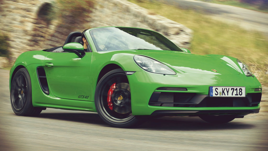 Porsche 718 Boxster GTS in azione al Col de TuriniPH: autodius.com